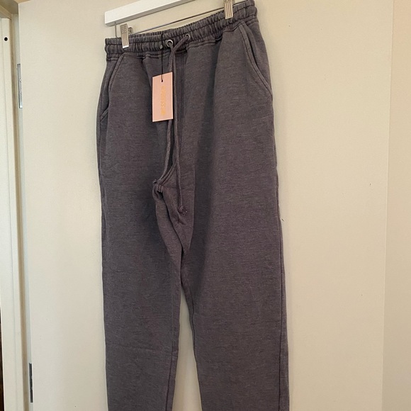 Grey Washed Oversized 90s Joggers - Picture 5 of 5